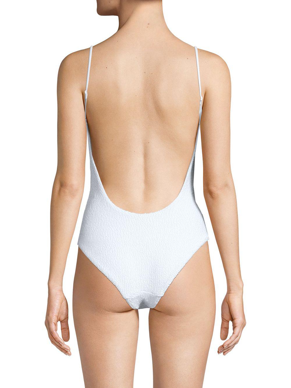 Low Back One-Piece Swimsuit