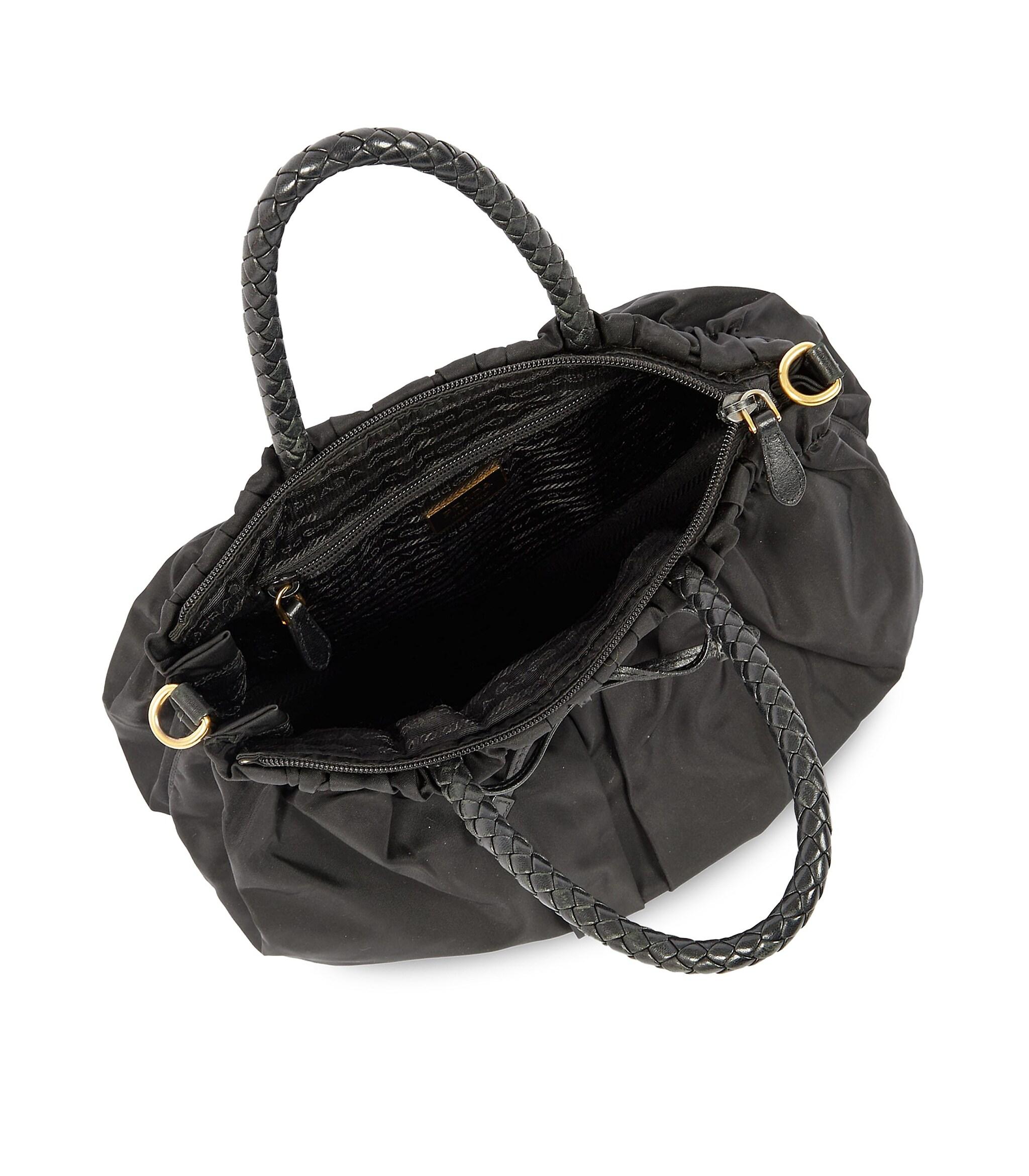 Prada, Bags, Prada Borsa In Tessuto Black Nylon Bag