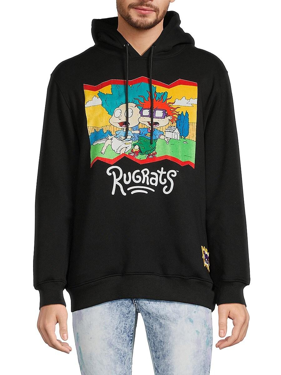 FREEZE MAX Rugrats Graphic Drawstring Hoodie in Black for Men Lyst UK