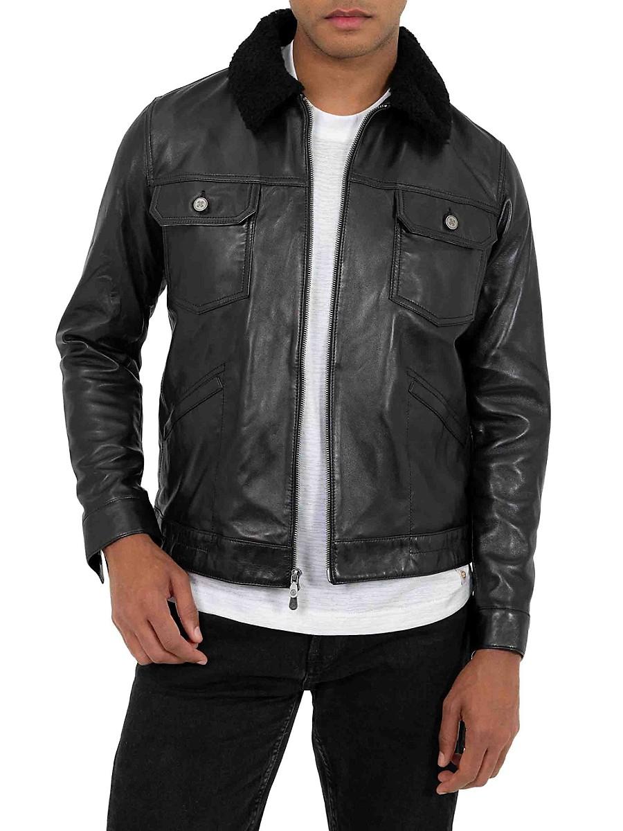 Lambskin flight jacket best sale
