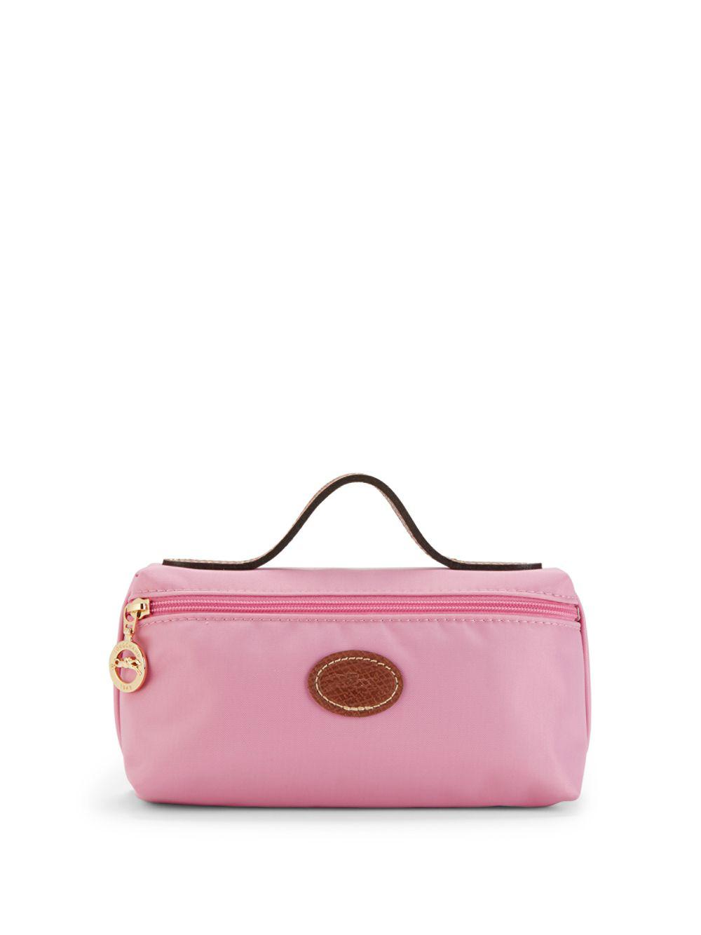 Longchamp Le Pliage Cosmetic Case in Pink