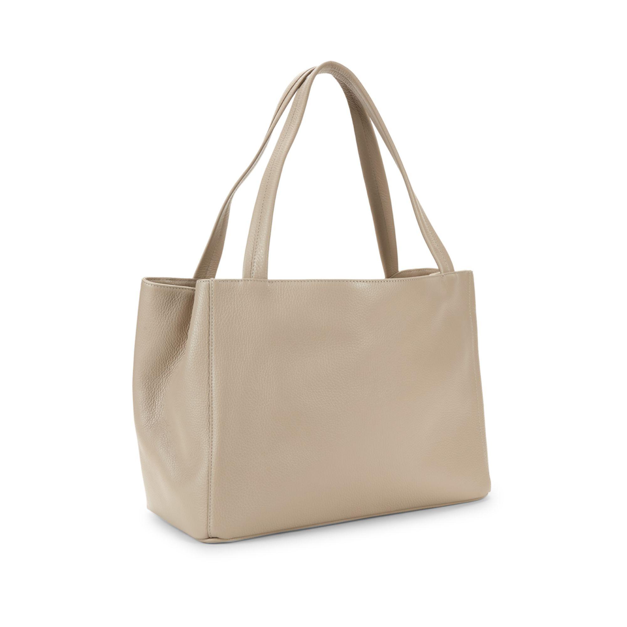 valentino ollie leather tassel tote