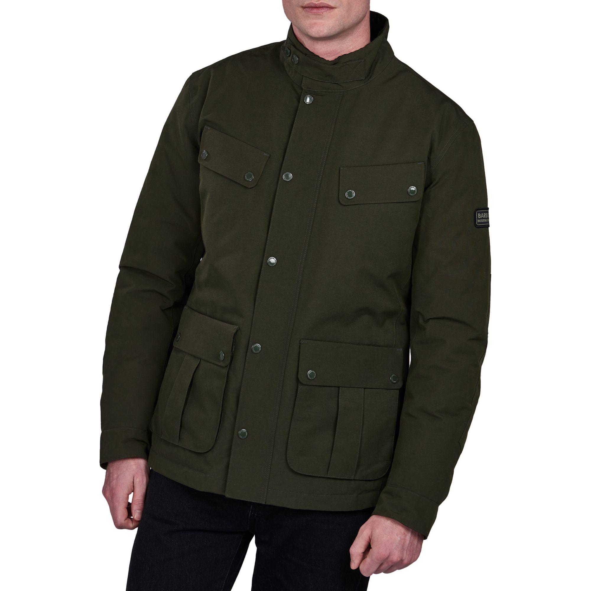 barbour duke jacket green