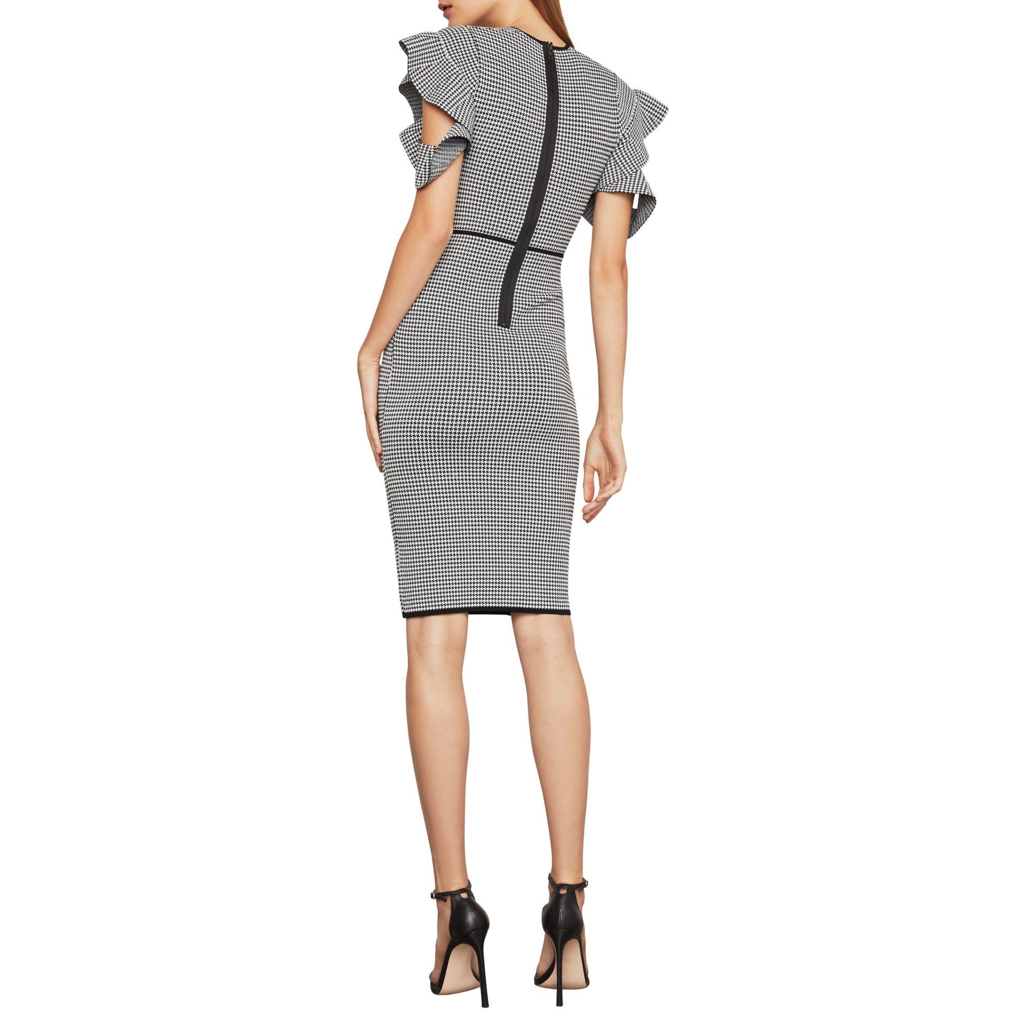 jacquard sheath dress
