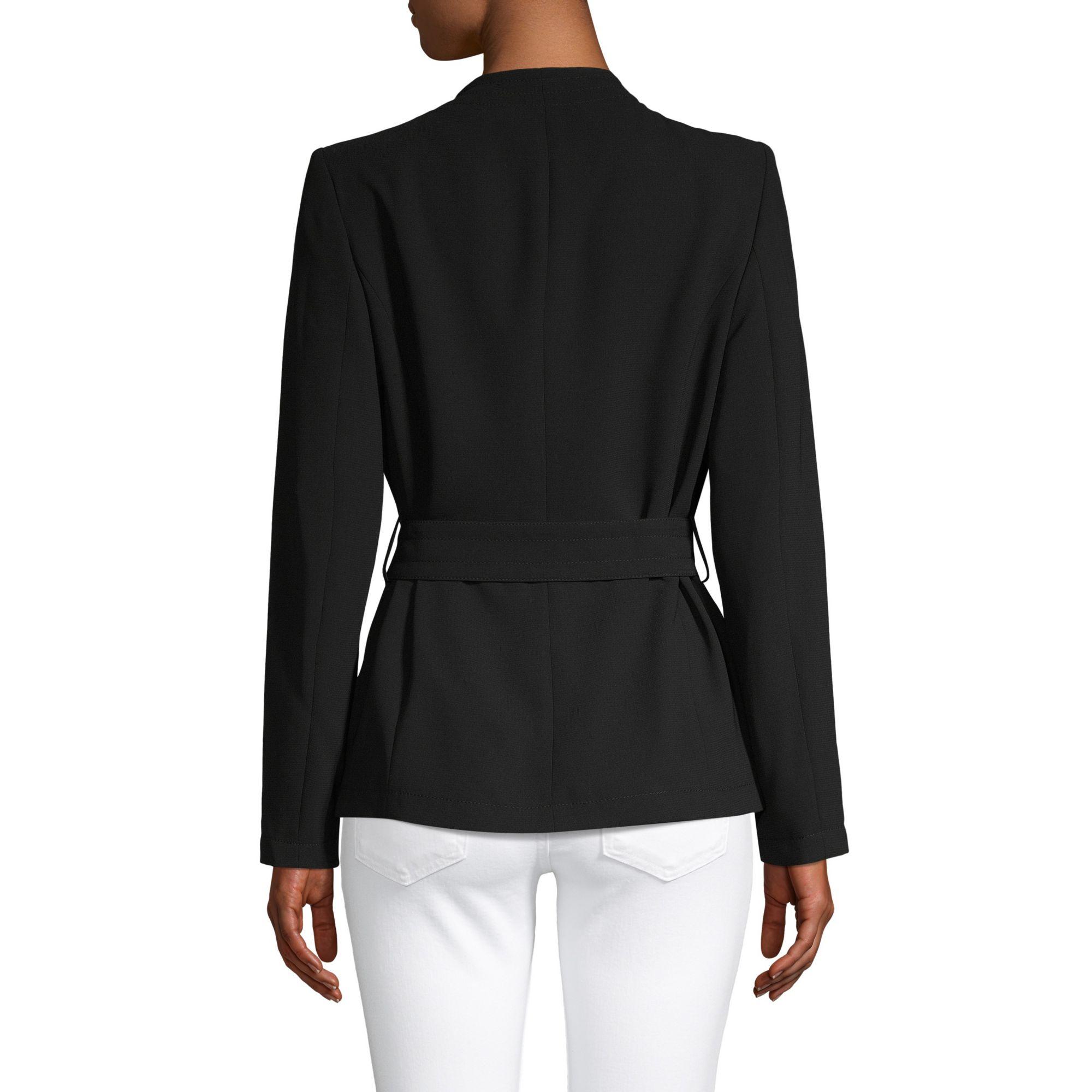 dkny peplum blazer