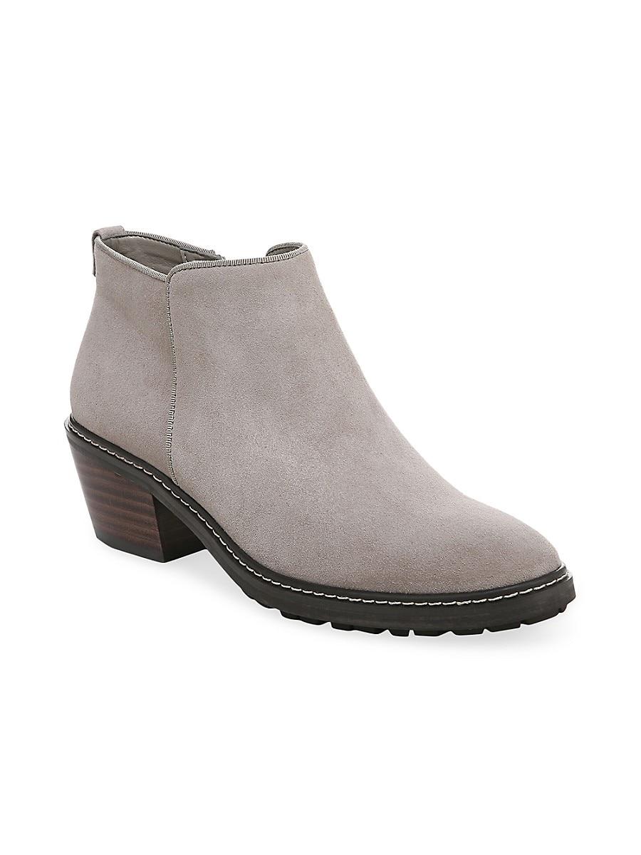 Sam Edelman Pryce 45mm Suede Ankle Boots in Grey Lyst UK