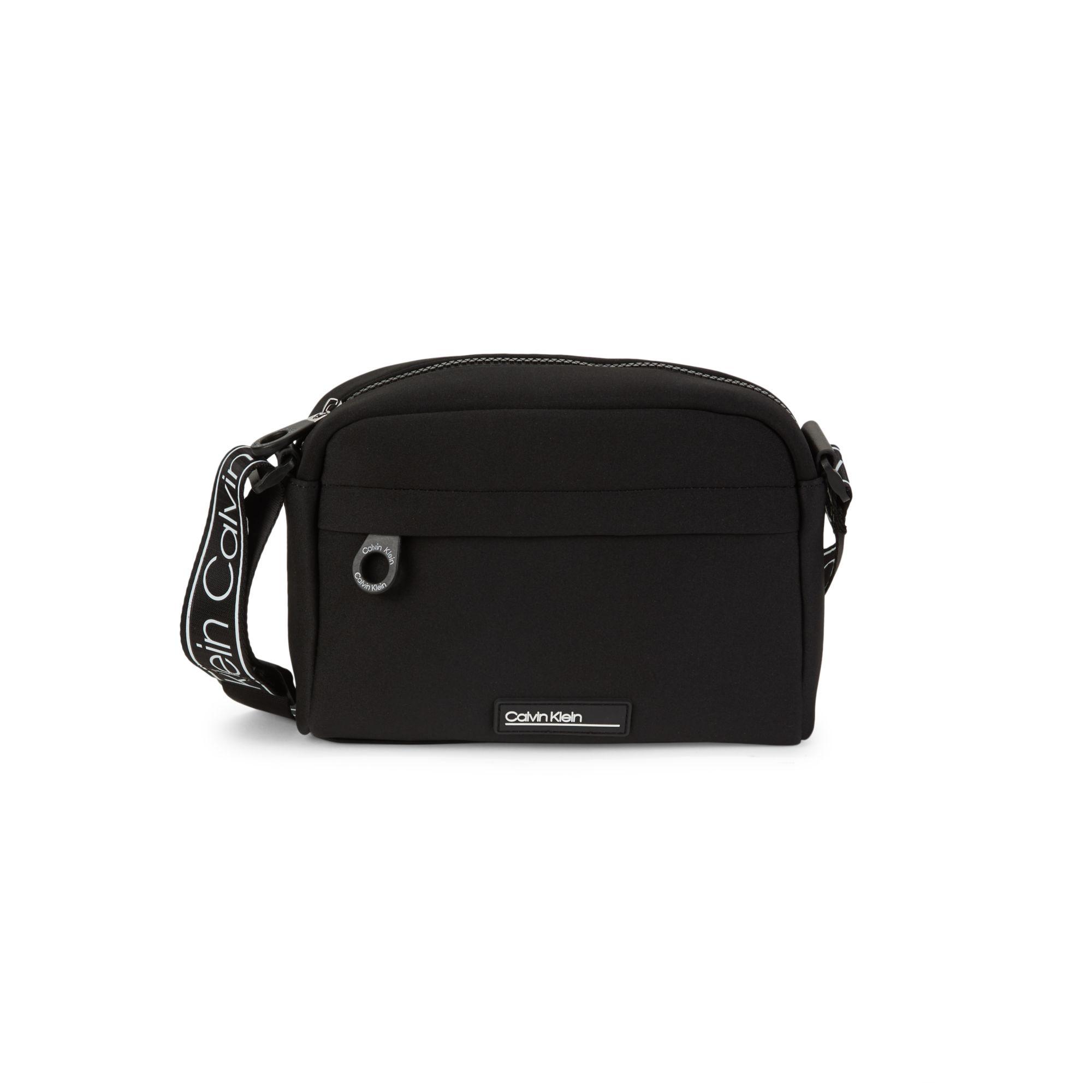 Calvin Klein Neoprene Camera Crossbody Bag in Black Lyst