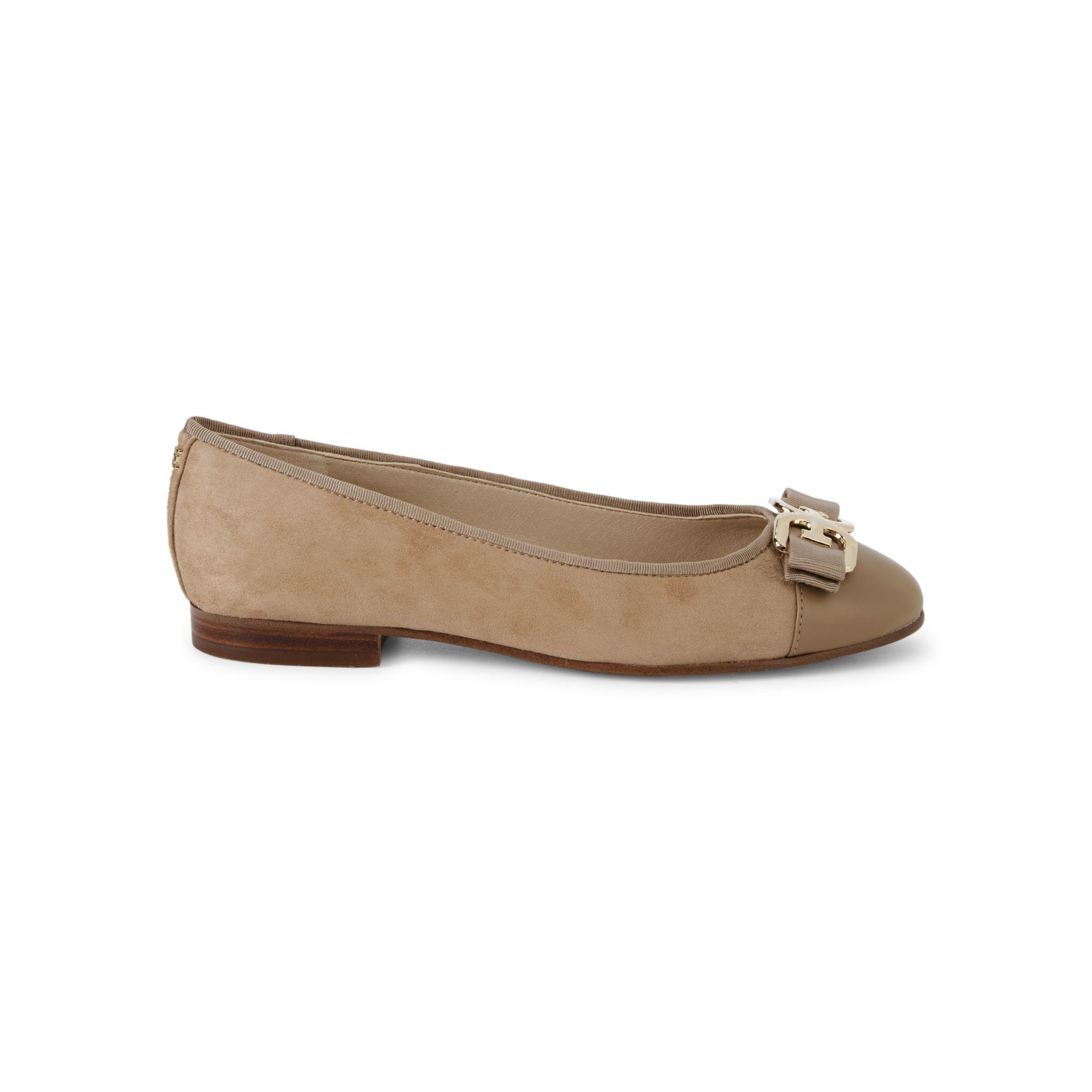 Sam Edelman Suede Mage Slip-on Flats in Oatmeal (Natural) - Lyst