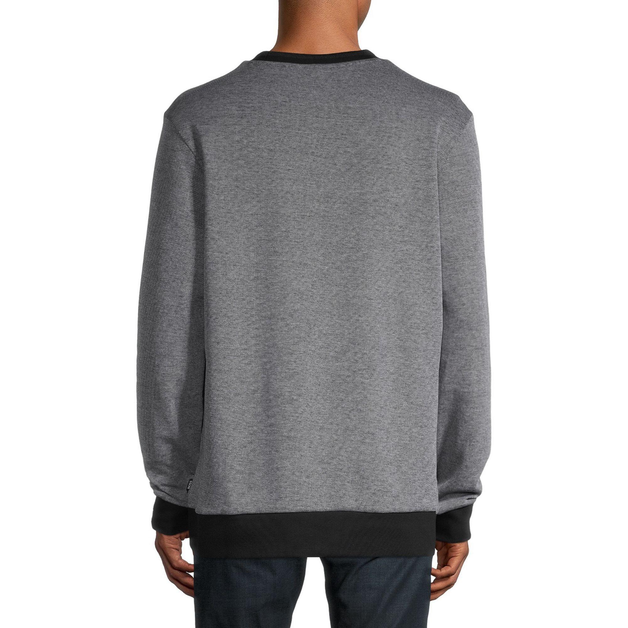 grey hugo boss sweatshirt