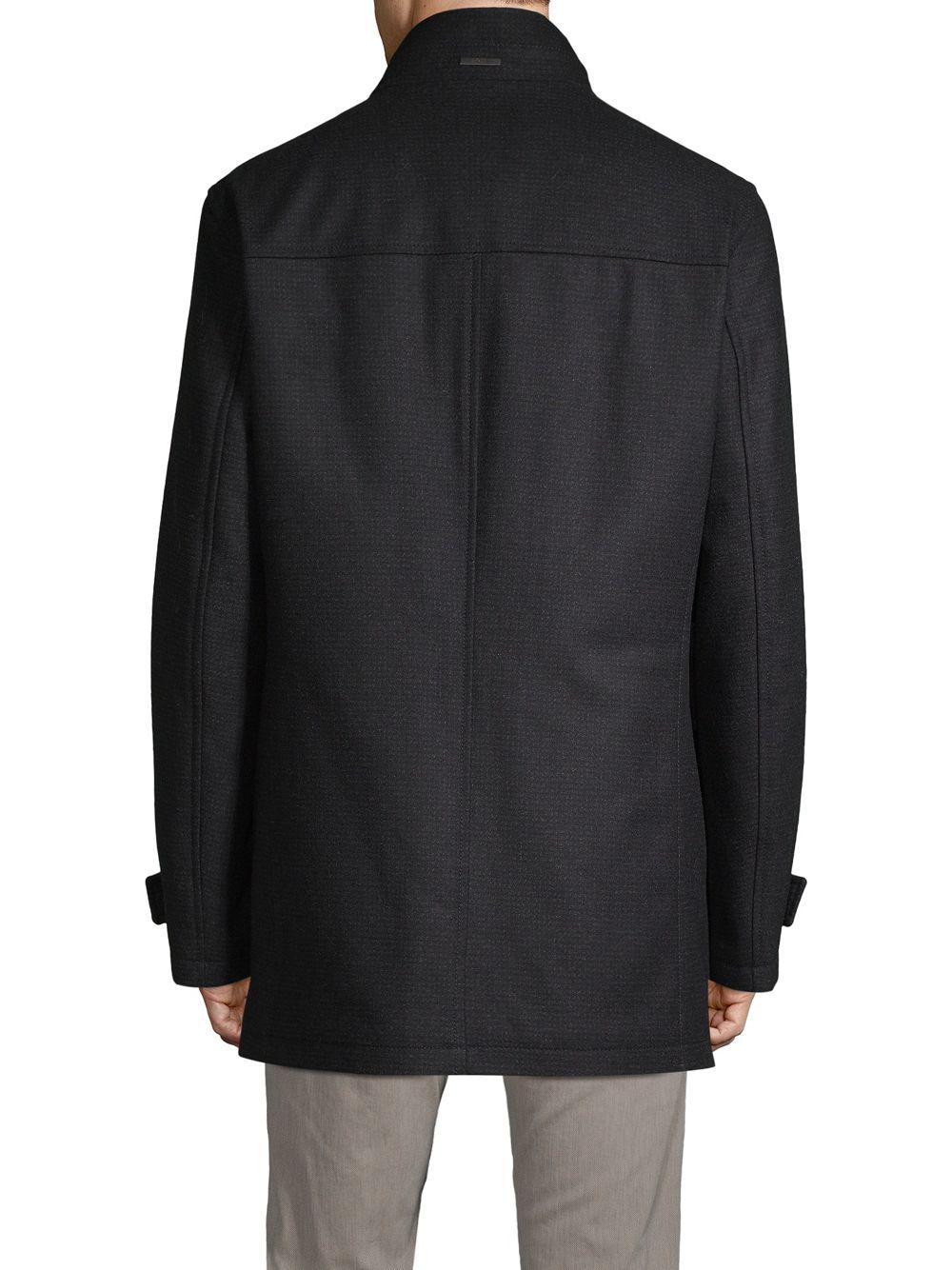 BOSS by HUGO BOSS Wool Camlow 2-in-1 Jacket in Dark Grey (Gray) for Men -  Lyst