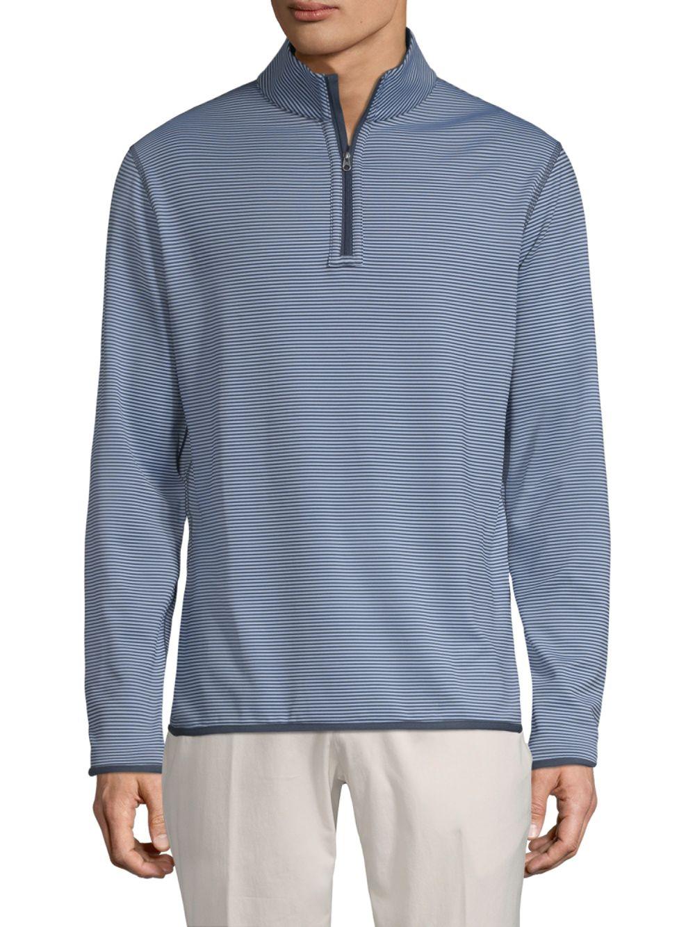 peter millar half zip sweater