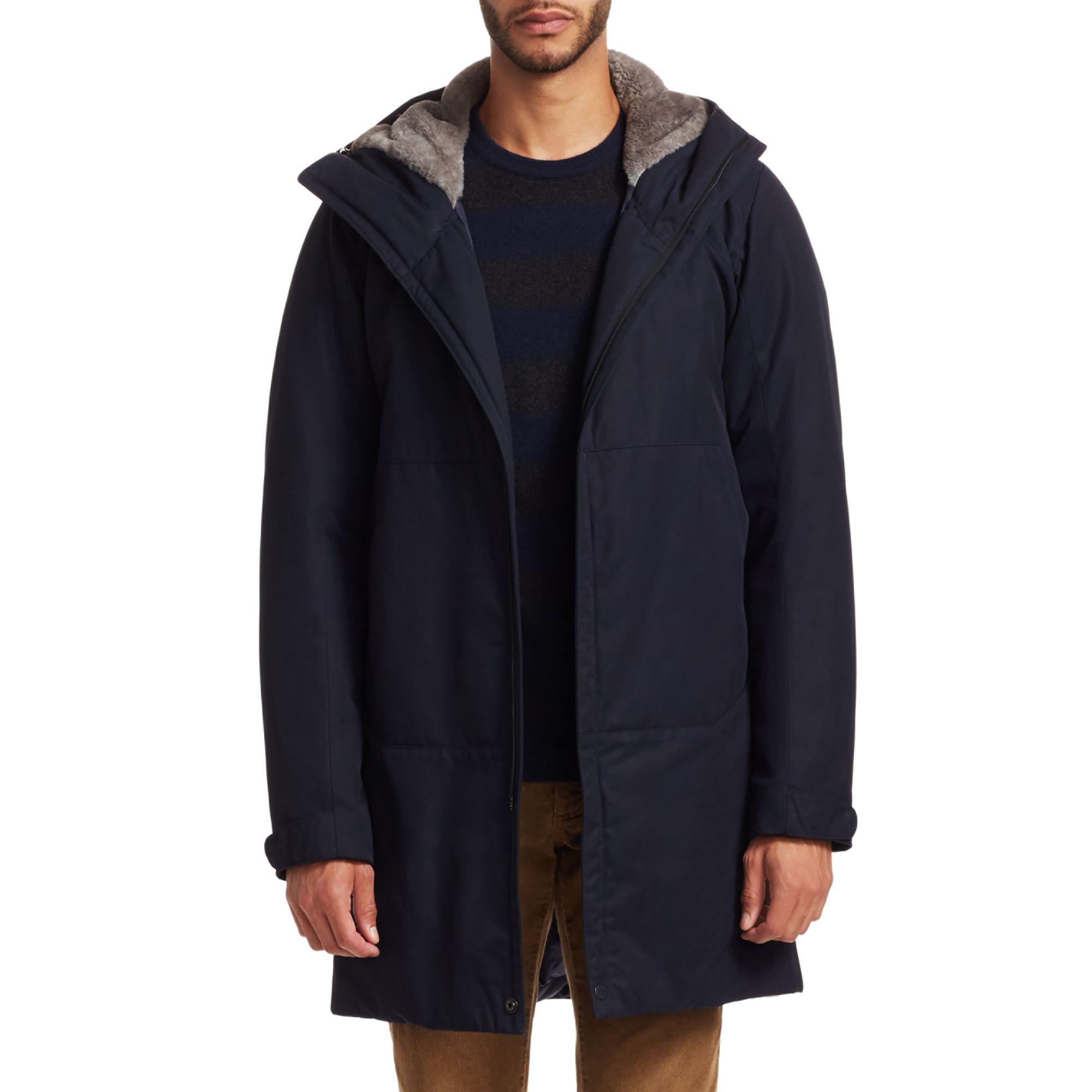 saks faux fur jacket