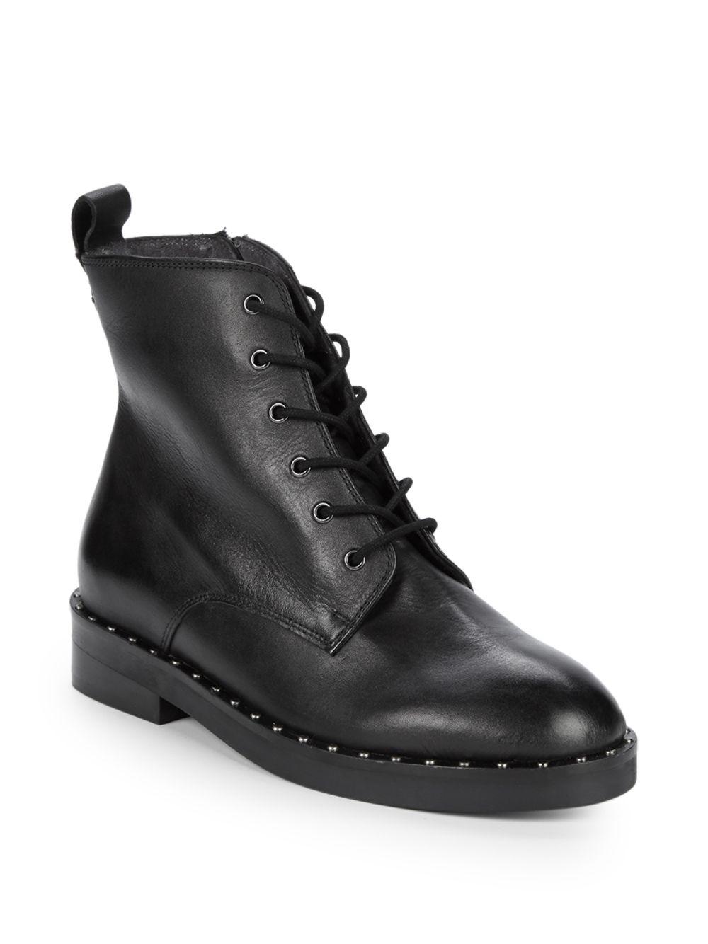 Seychelles Accountability Leather Combat Boots in Black - Lyst