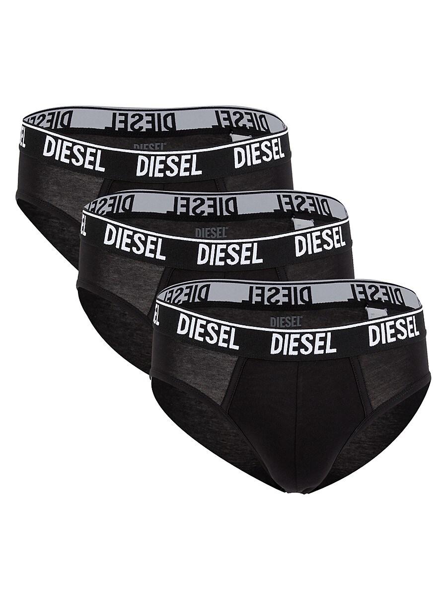 Diesel 3-Pack Umbr Andre Logo Briefs on SALE