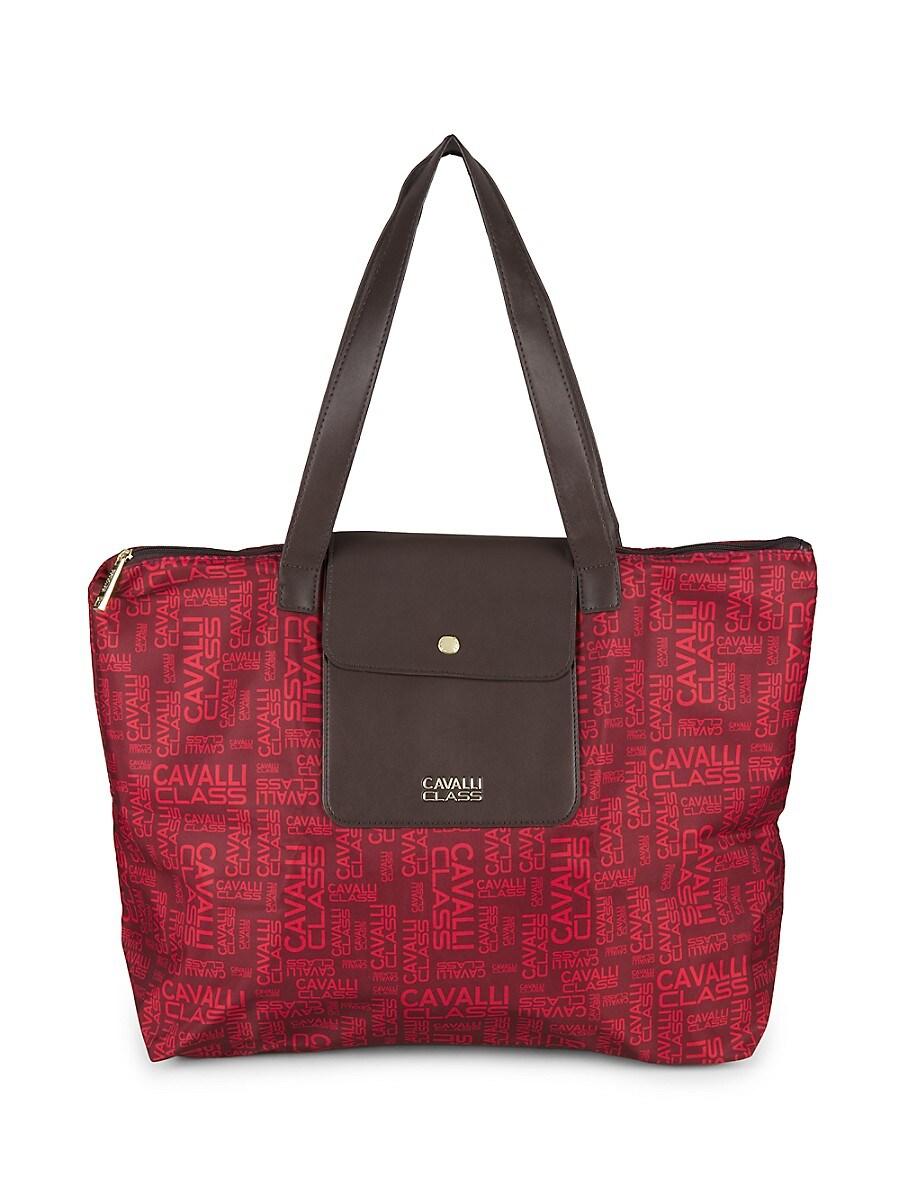 ◆CAVALLI CLASS（カヴァッリクラス）ラージロゴトート Cavalli Class Large Black Logo Tote, New Without Tags | eBay