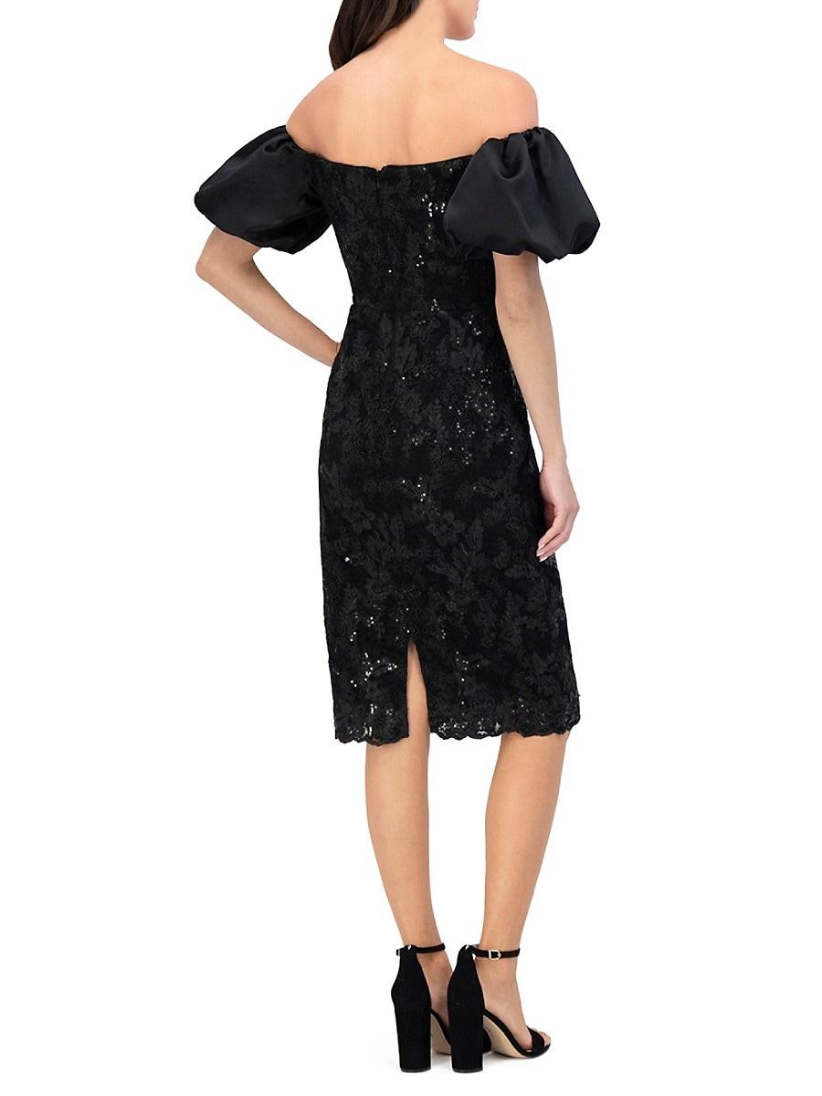 eliza j lace dress Midi flare silhouette ELIZA J Women Size 6