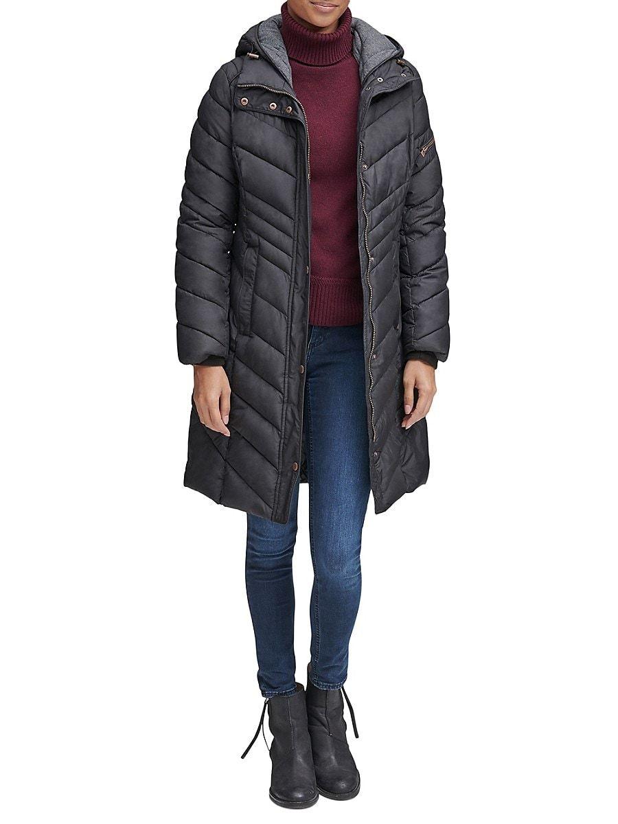 Marc new york odessa hooded sale puffer coat