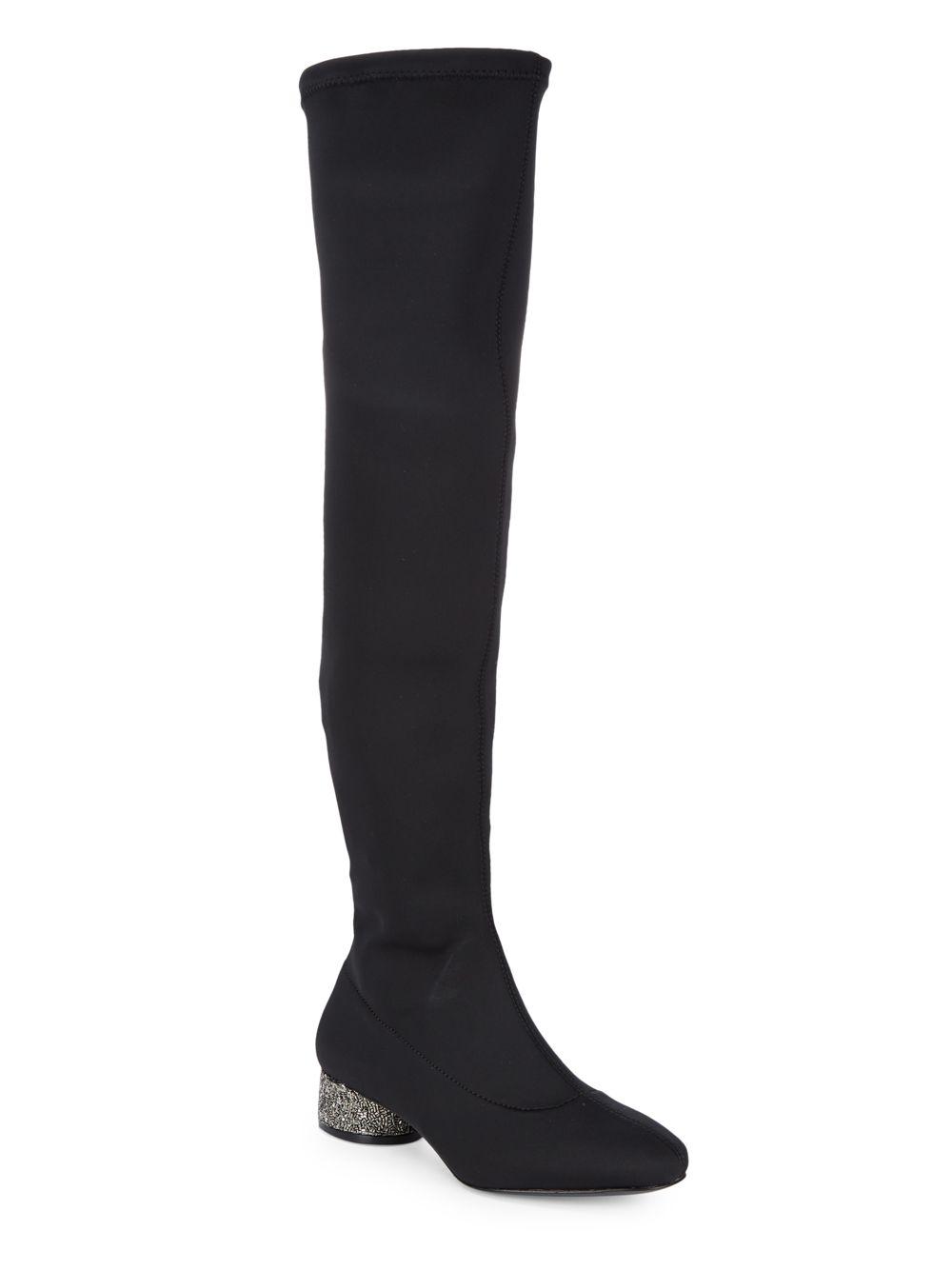 donna karan over the knee boots