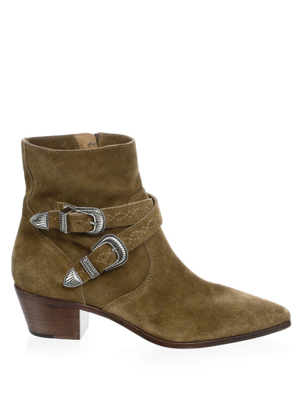 frye suede booties