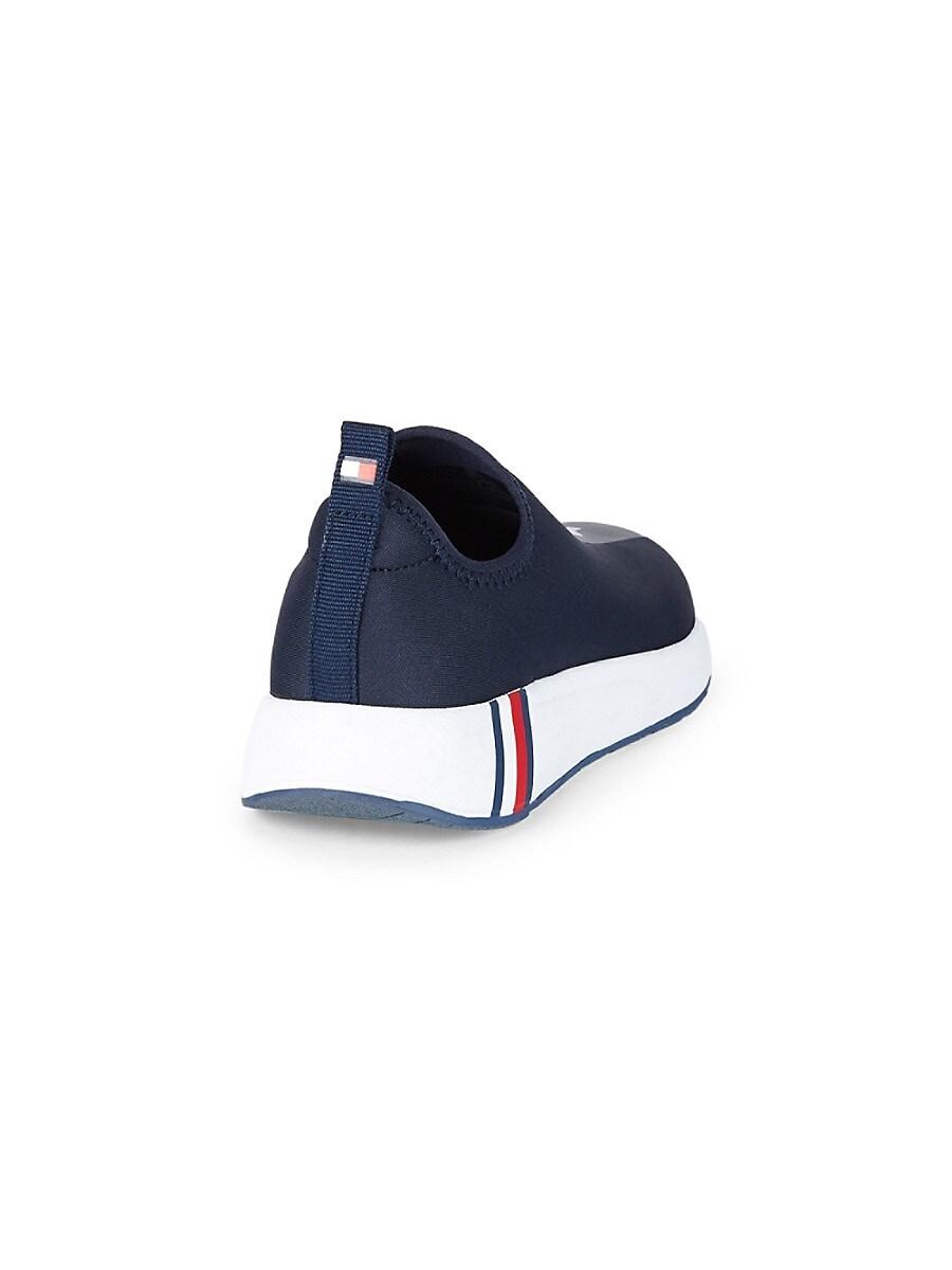 Tommy Hilfiger Synthetic Arizel Logo Slip-on Sneakers in White | Lyst