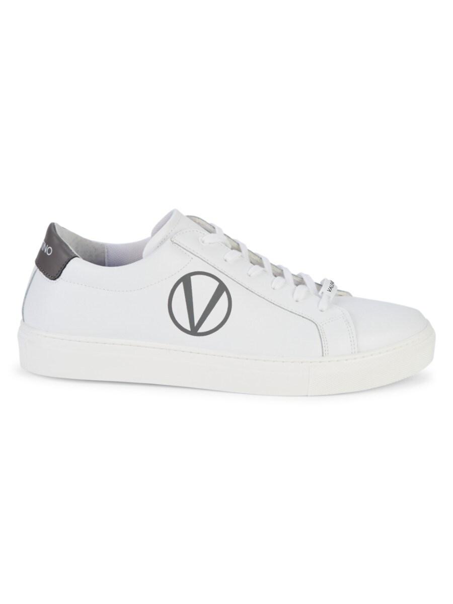 Valentino By Mario Valentino Men's Petra Leather Low-top Sneakers - White -  Size 9.5 - Lyst