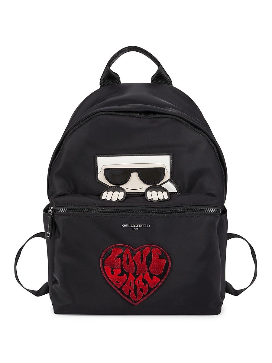 Karl Lagerfeld Graphic Backpack in Black Lyst Australia