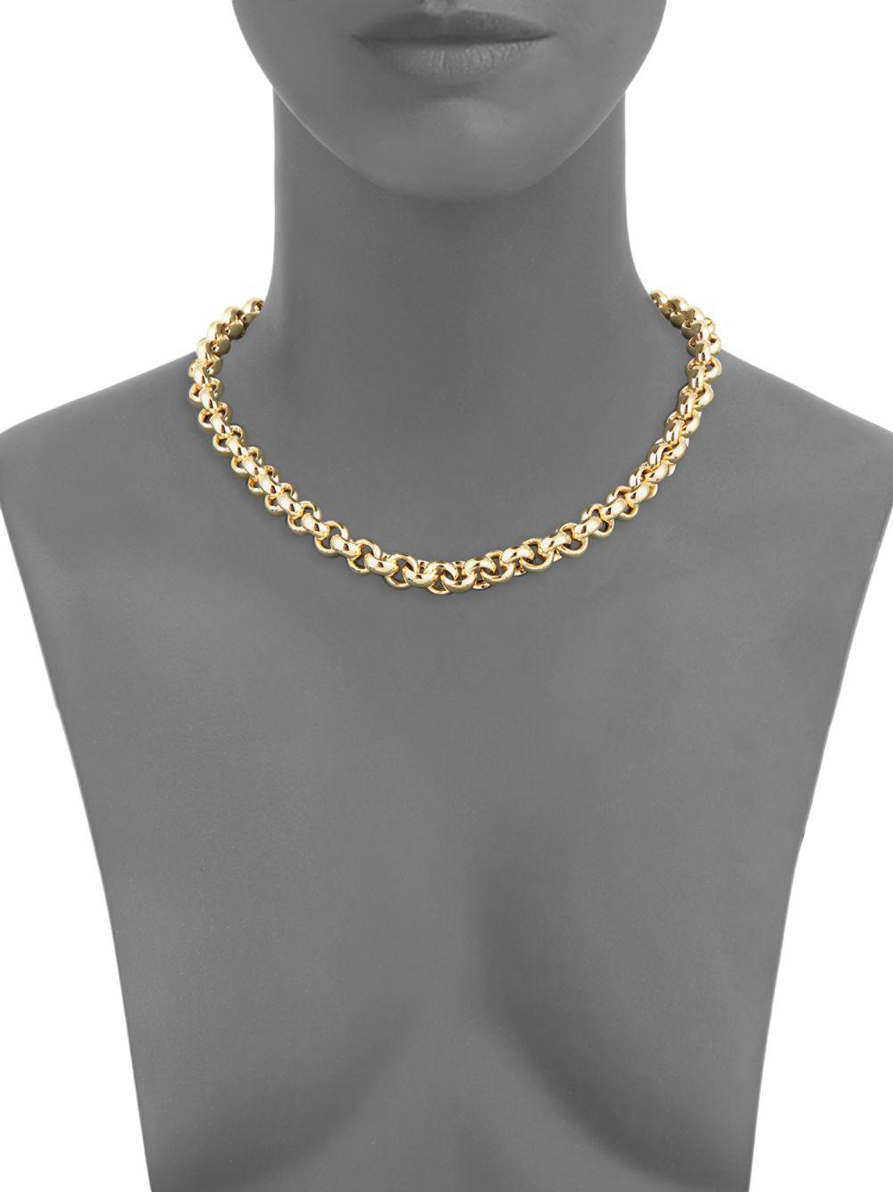 Saks Fifth Avenue 14k Yellow Gold Rolo 
