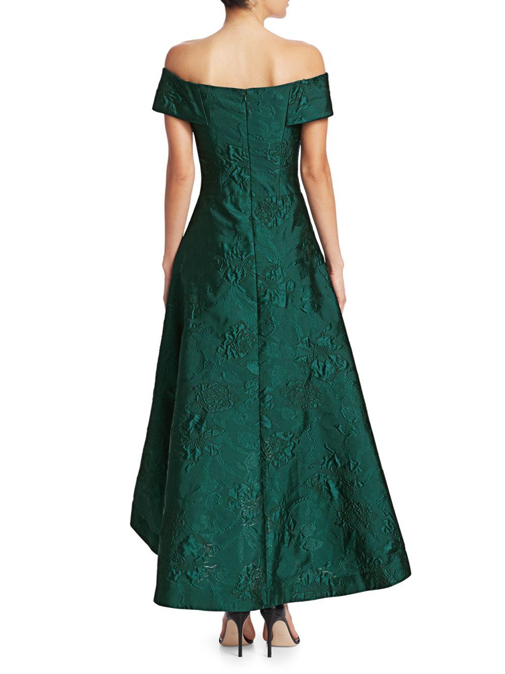 teri jon emerald green dress
