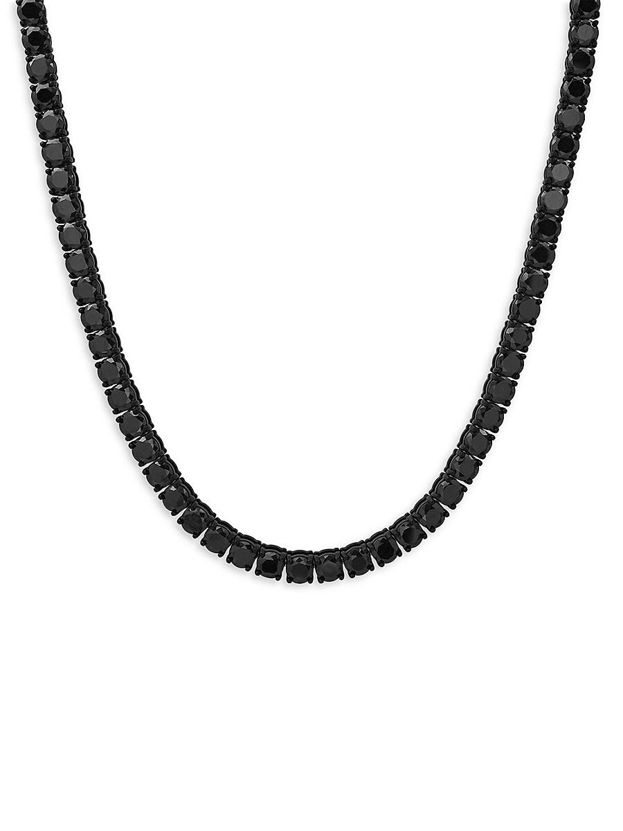 Simulated diamond tennis necklace deals