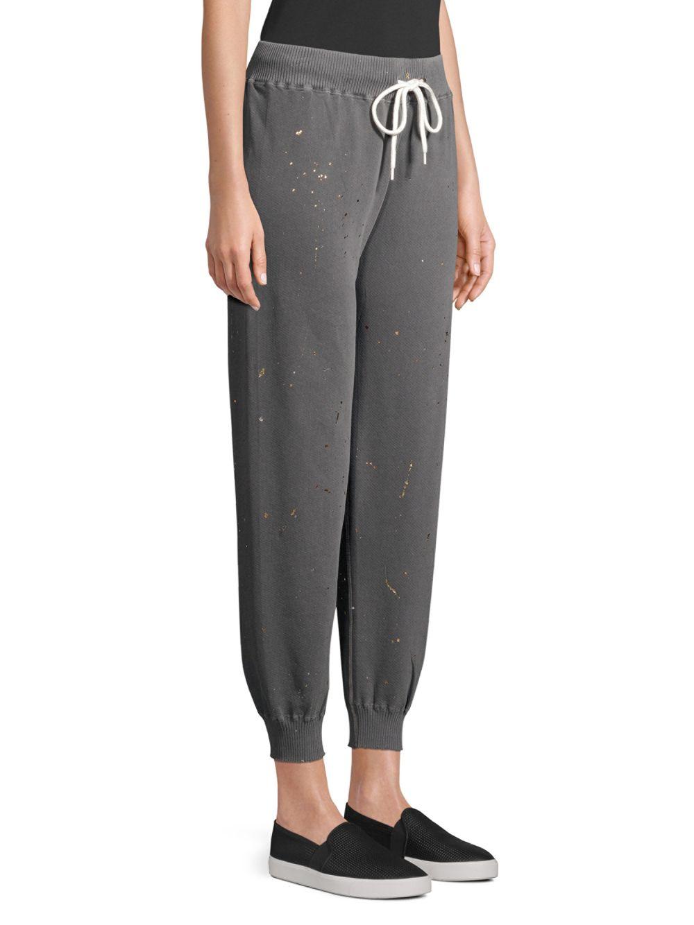 paint splatter joggers