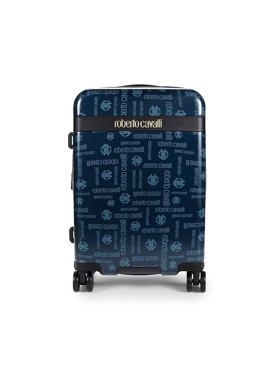 Roberto Cavalli 20 Inch Monogram Spinner Suitcase in Blue Lyst UK