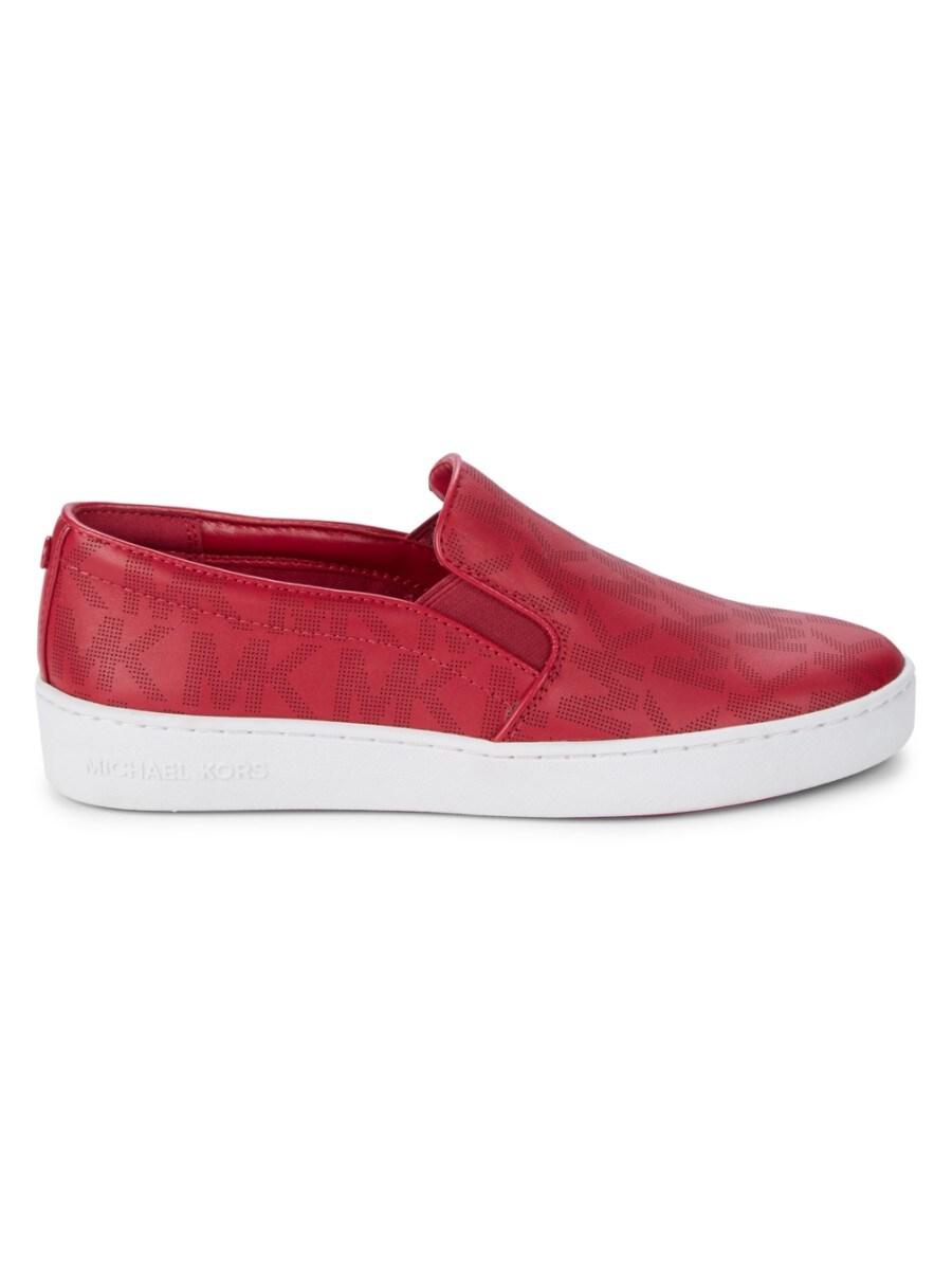 MICHAEL Michael Kors Keaton Slip-on Sneakers in Red | Lyst