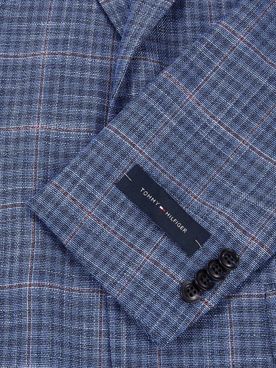 Tommy Hilfiger Textured Windowpane Check Sportcoat in Blue for Men | Lyst