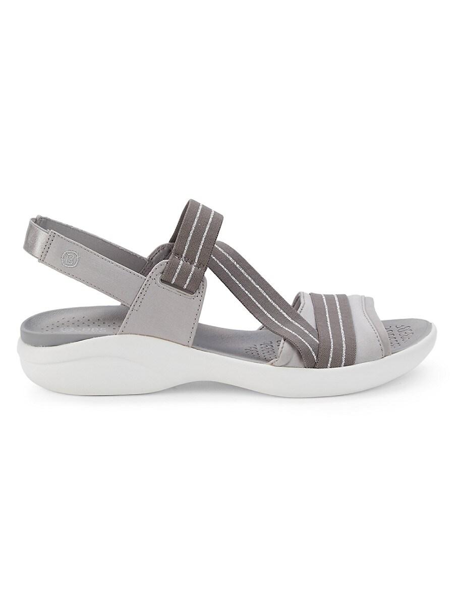 Bzees Chance Slingback Sandals in Metallic | Lyst