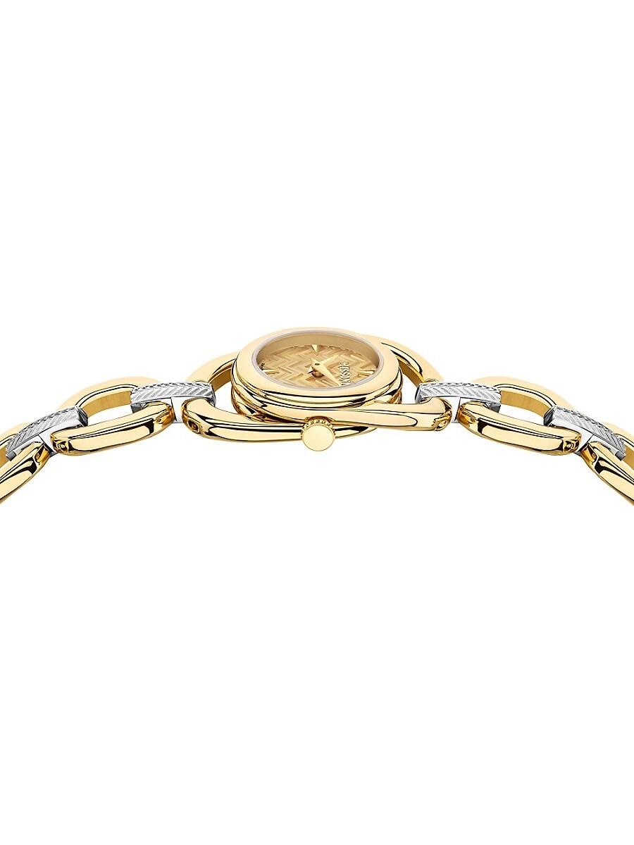 Missoni Gioiello Chain 22.8mm Ip Two Tone Gold Stainless Steel 