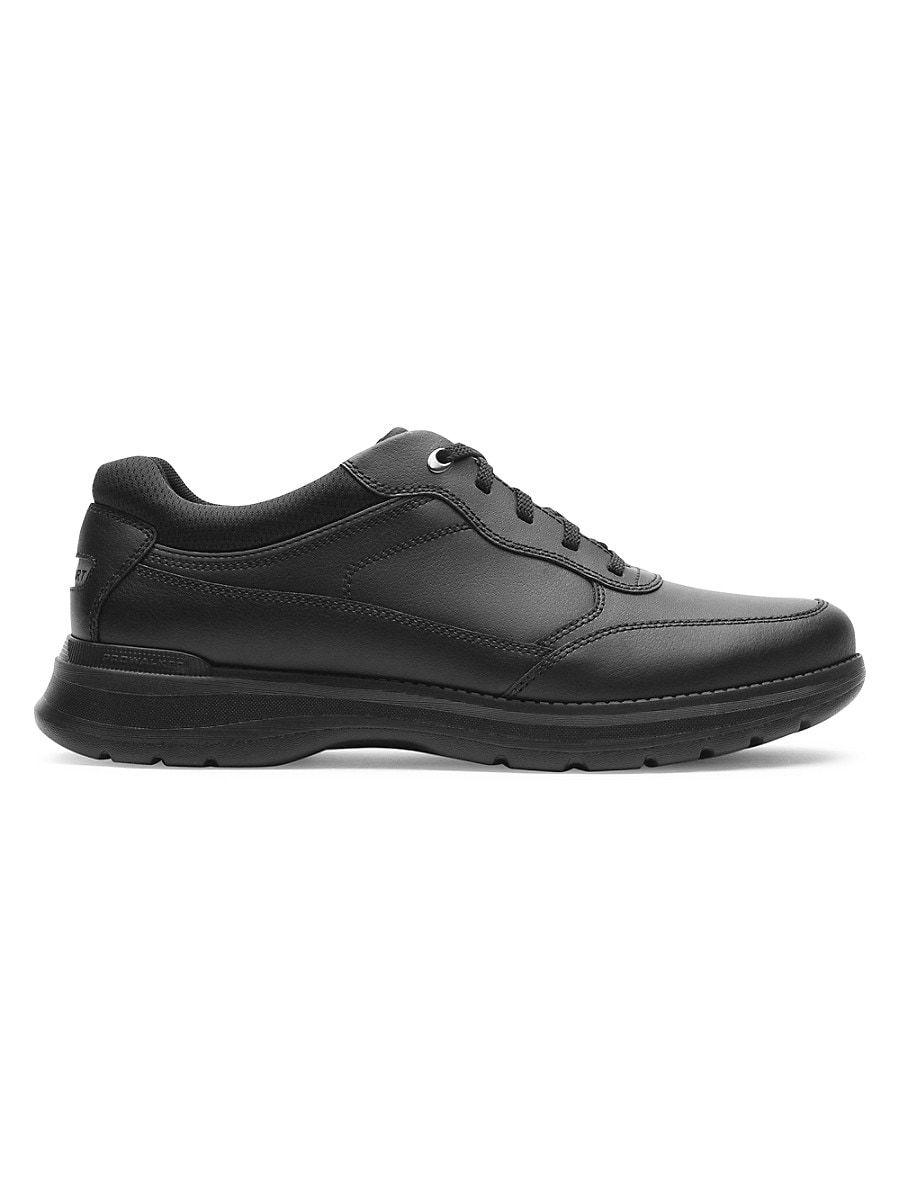 Rockport 6000 Ubal Leather Sneakers in Black for Men | Lyst