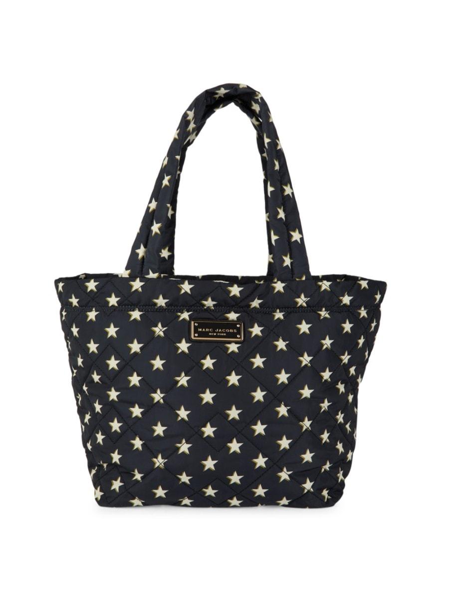 Marc Jacobs Synthetic Women's Medium Star-print Quilted Tote - Stars in  Black - Lyst
