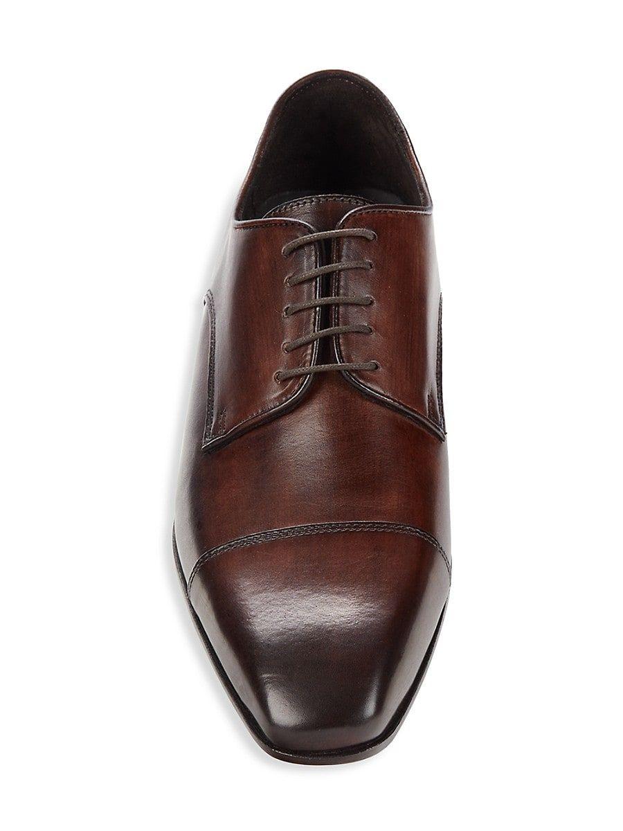 Saks Fifth Avenue Made In Italy Men's Leather Oxford Shoes In