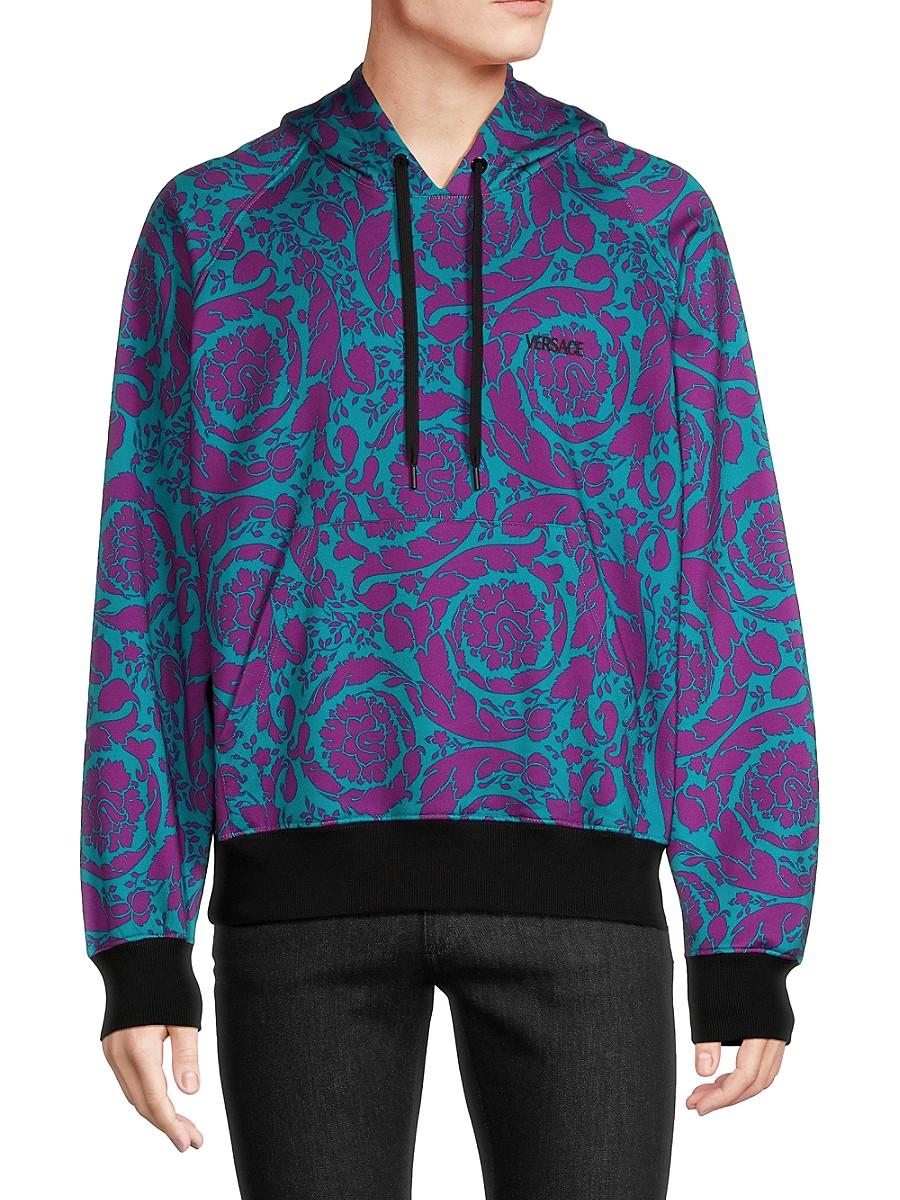 Versace baroque hotsell print hoodie