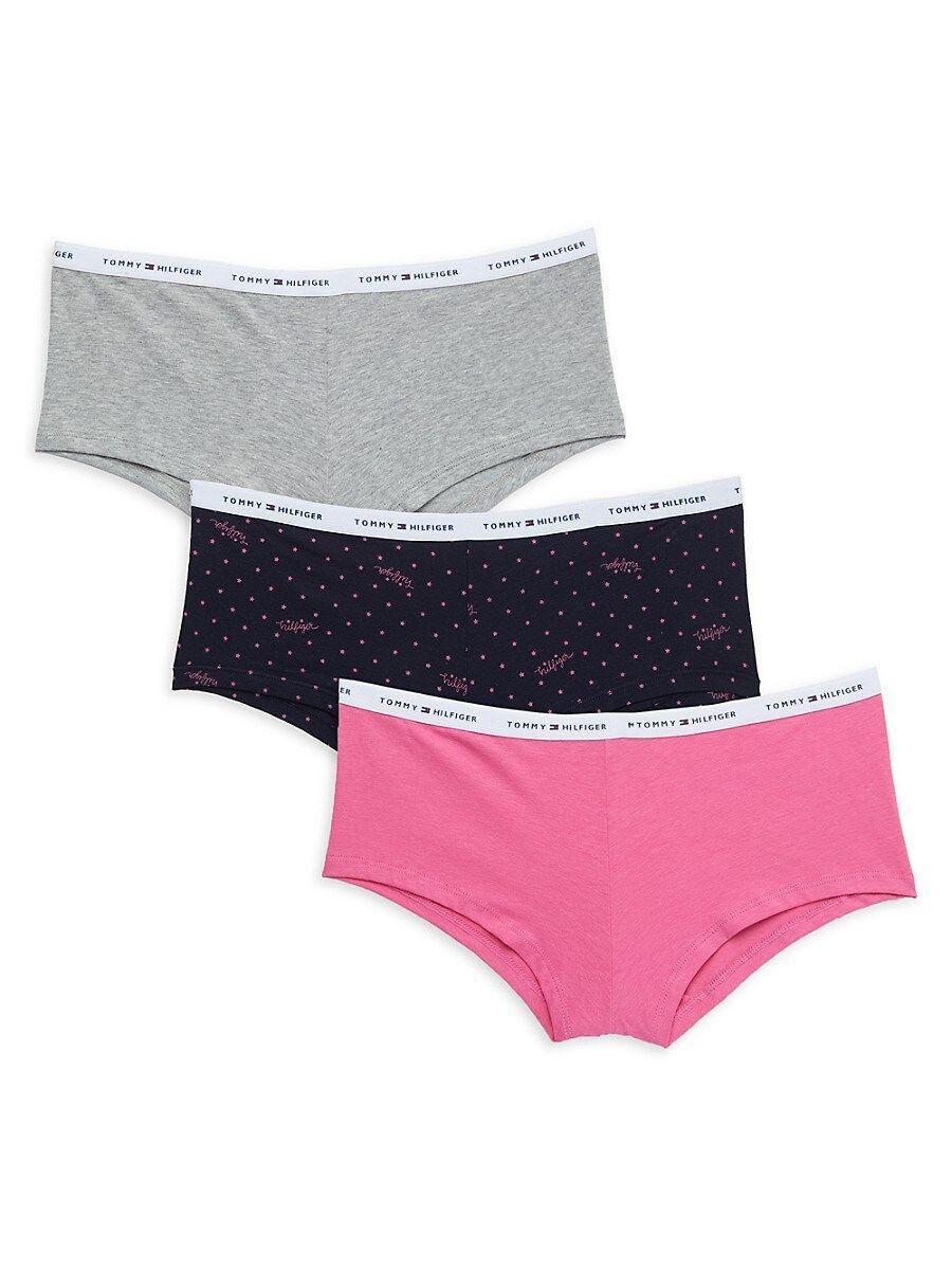 Tommy Hilfiger Logo Band Boyshort Panties in Pink | Lyst
