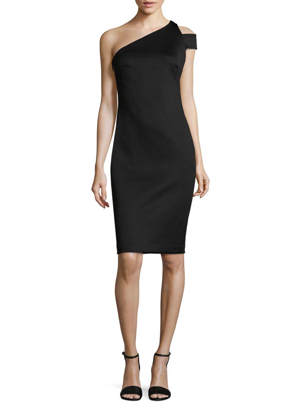 calvin klein one shoulder gown