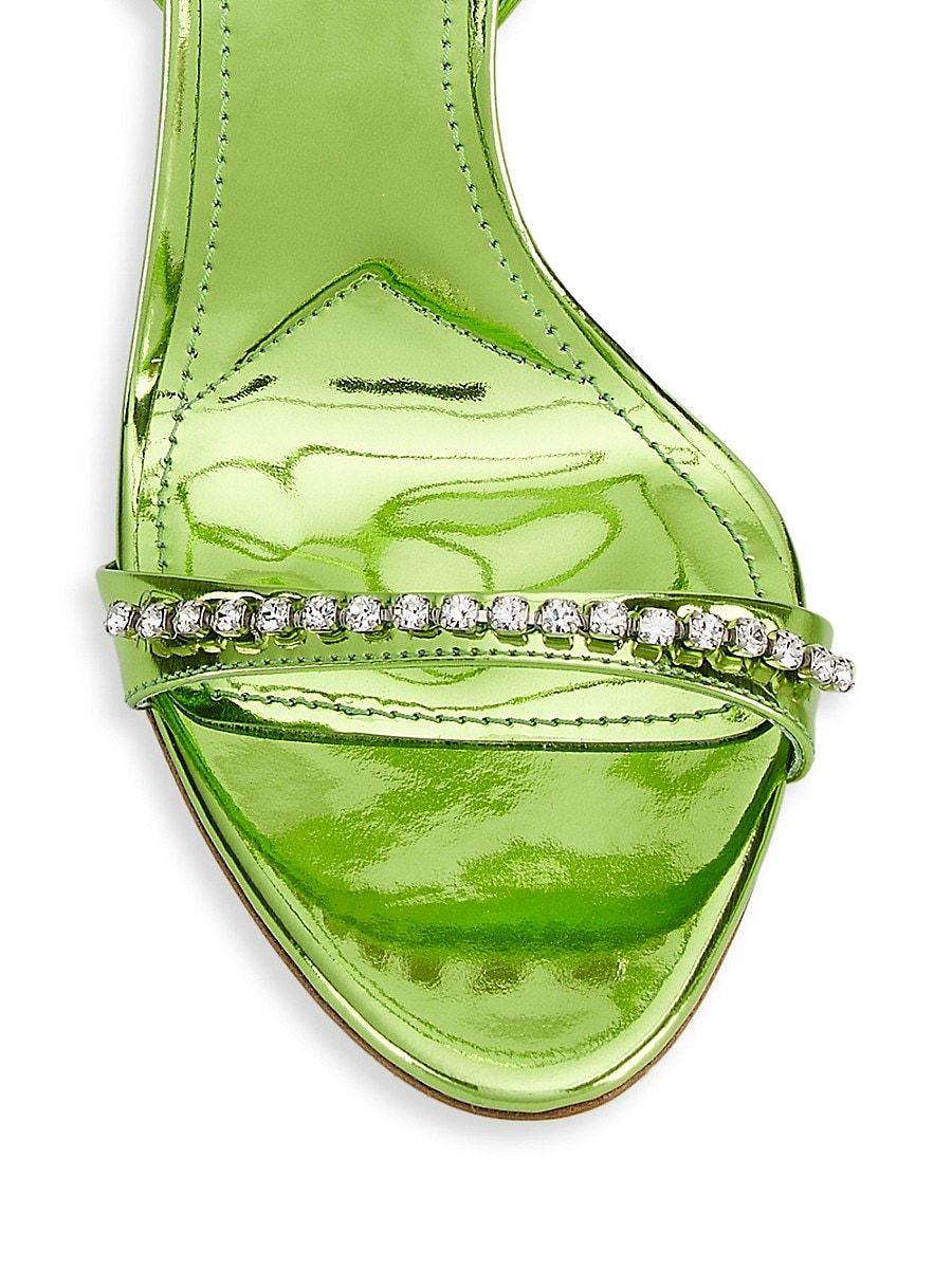 Miu Miu Sandals in Green | Lyst