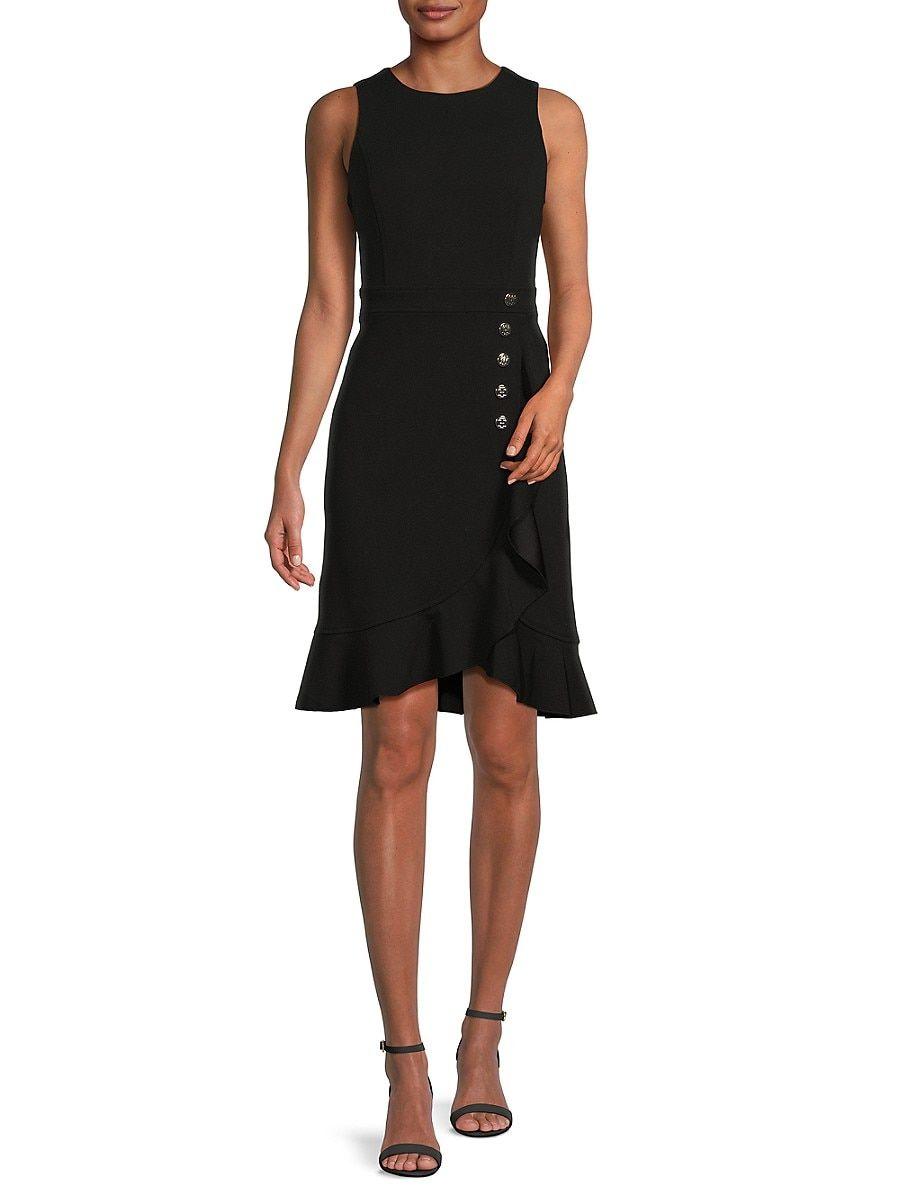 Tommy hilfiger black hot sale dress
