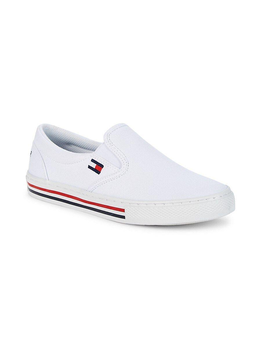 Tommy Hilfiger Lezari Slip-on Sneakers in White | Lyst