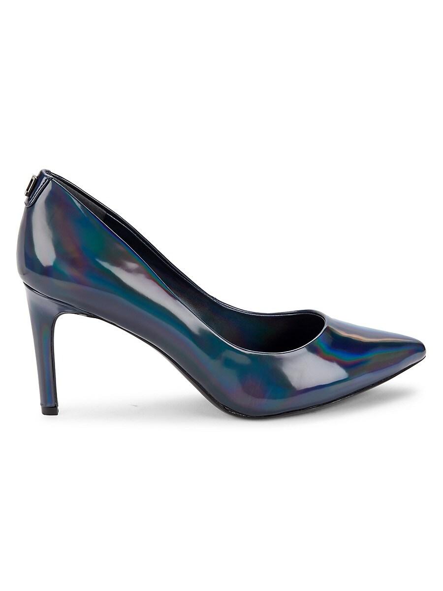 Karl Lagerfeld Glora Point Toe Pumps in Blue Lyst UK