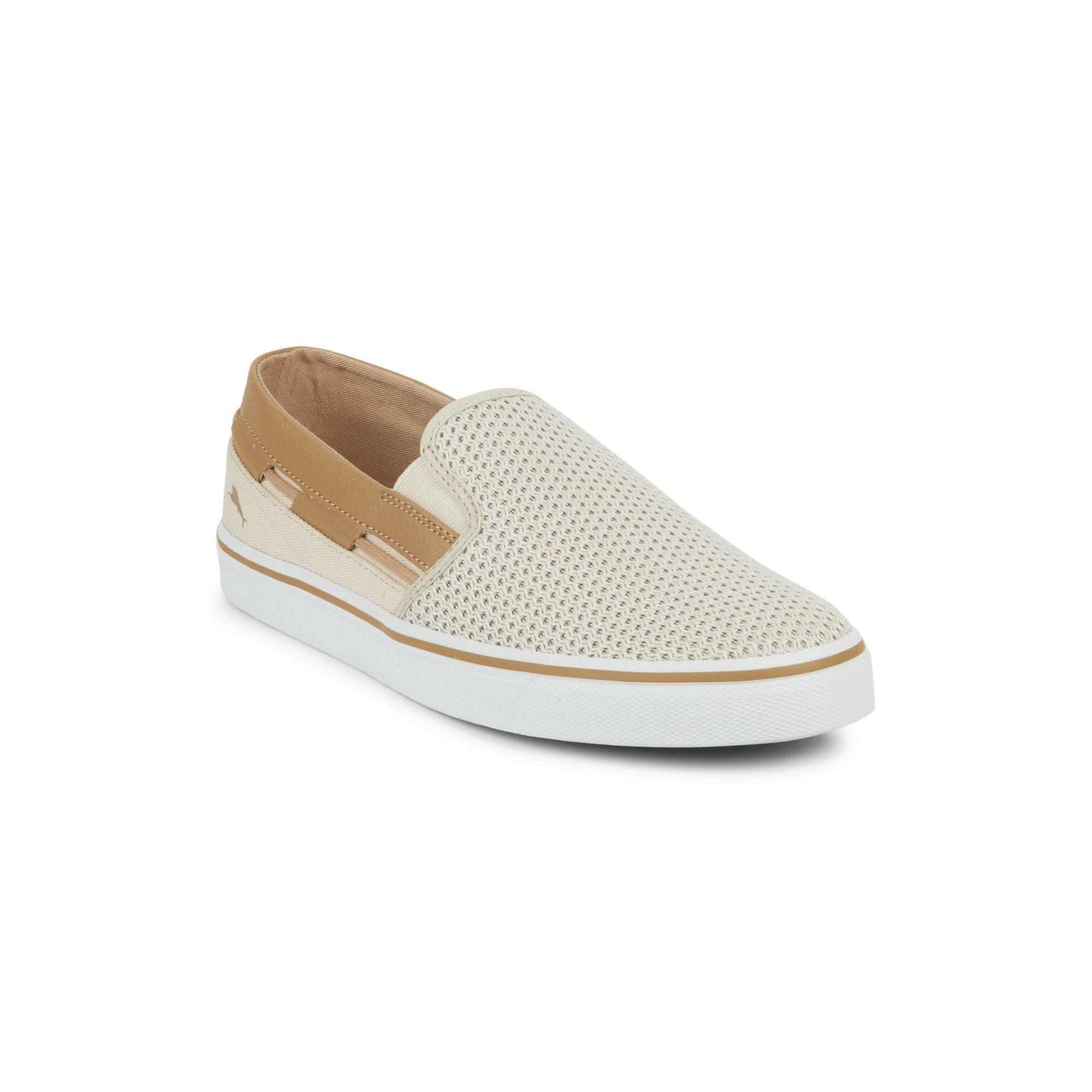 Tommy Bahama Jaali Canvas Loafers in White for Men - Lyst