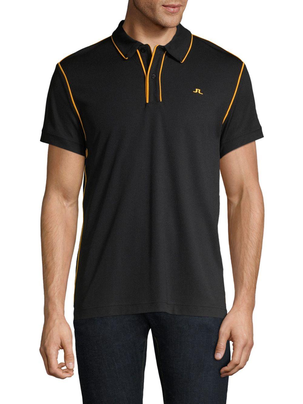 j lindeberg black polo