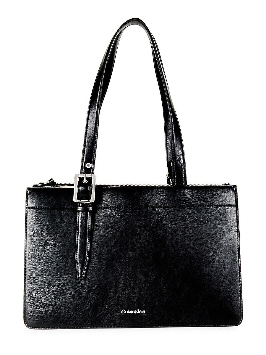 Calvin klein tote bag black hot sale