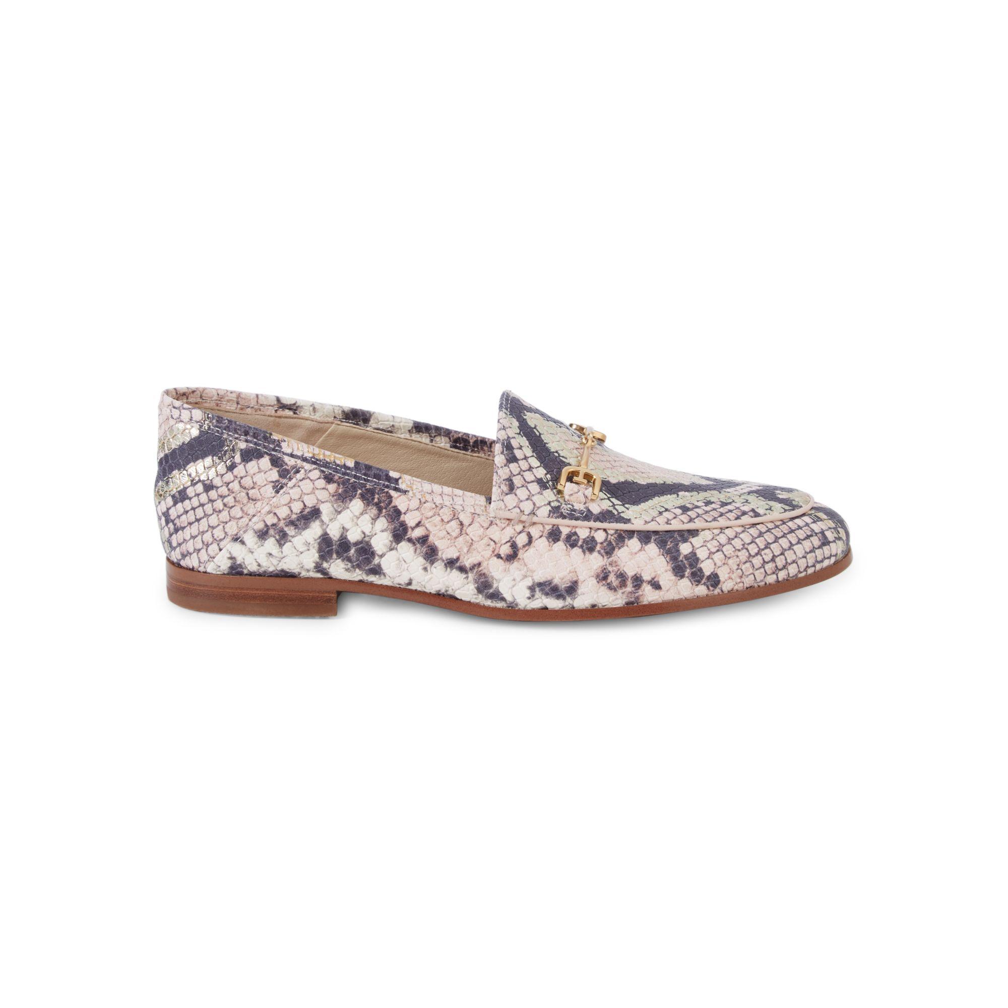 sam edelman snakeskin loafers