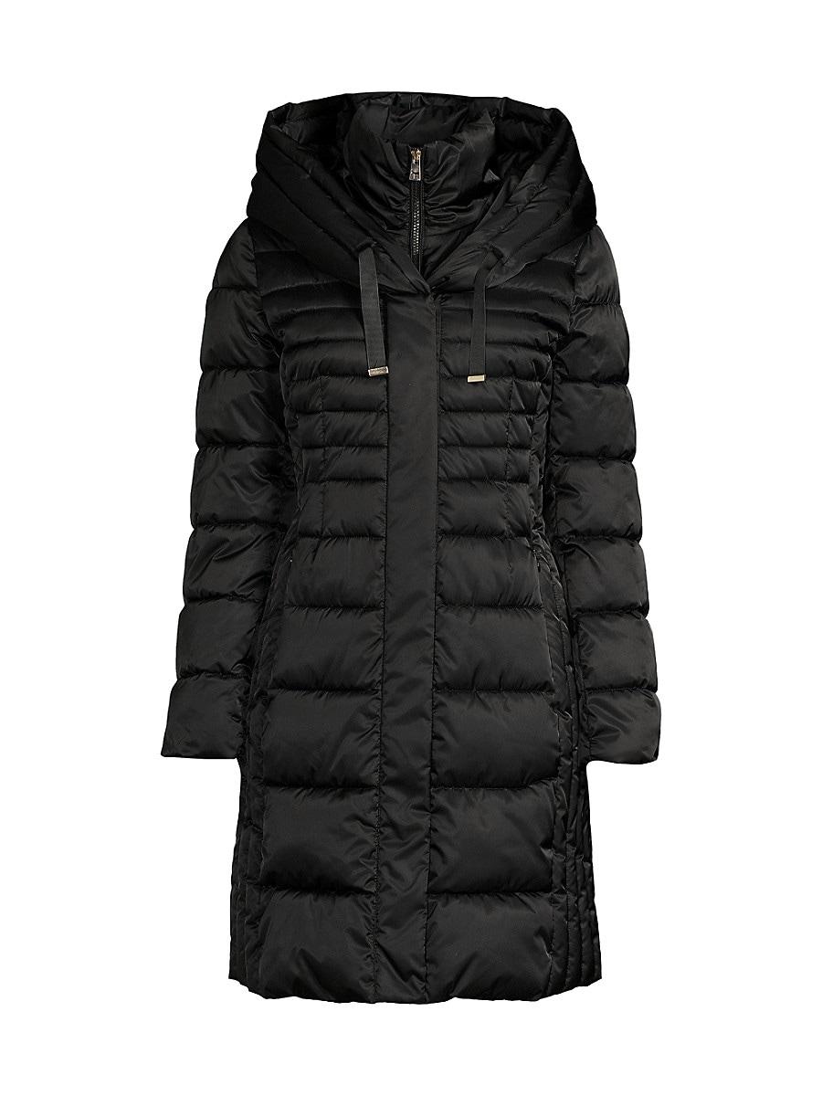 Tahari mia puffer outlet coat